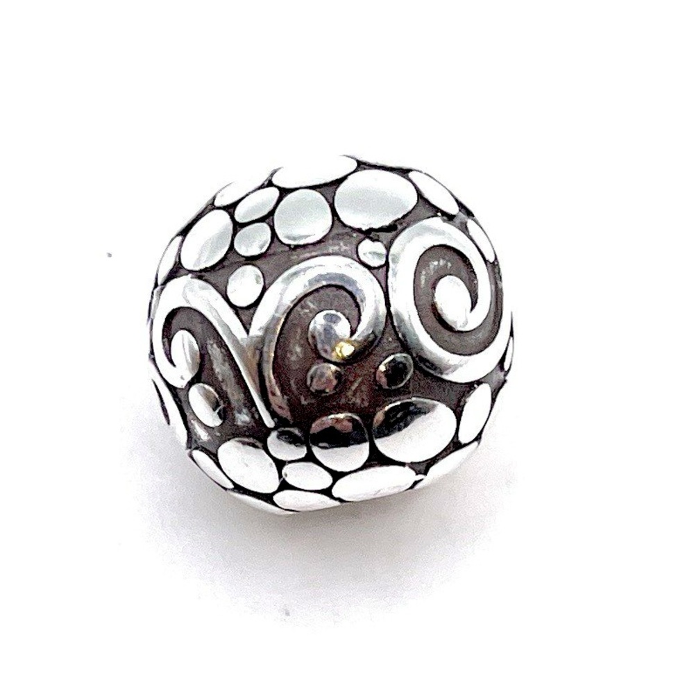 Brighton Large Pebble Scrolled Bead